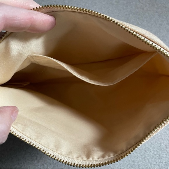 Burberry Canvas Cosmetic/Make Up Wristlet Bag - Picture 5 of 15